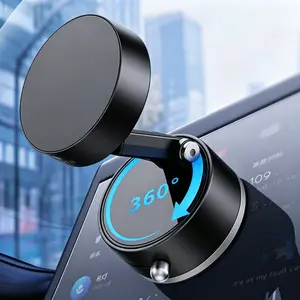 【Father's Day Gift】Joytutus Magnetic Car Phone Holder - Strong Retractable Suction Cup, Foldable Adjustable-Length Arm, 360° Rotating Ball, Protective Layer, Hands-Free Magnetic Phone Mount for Car Auto Accessories