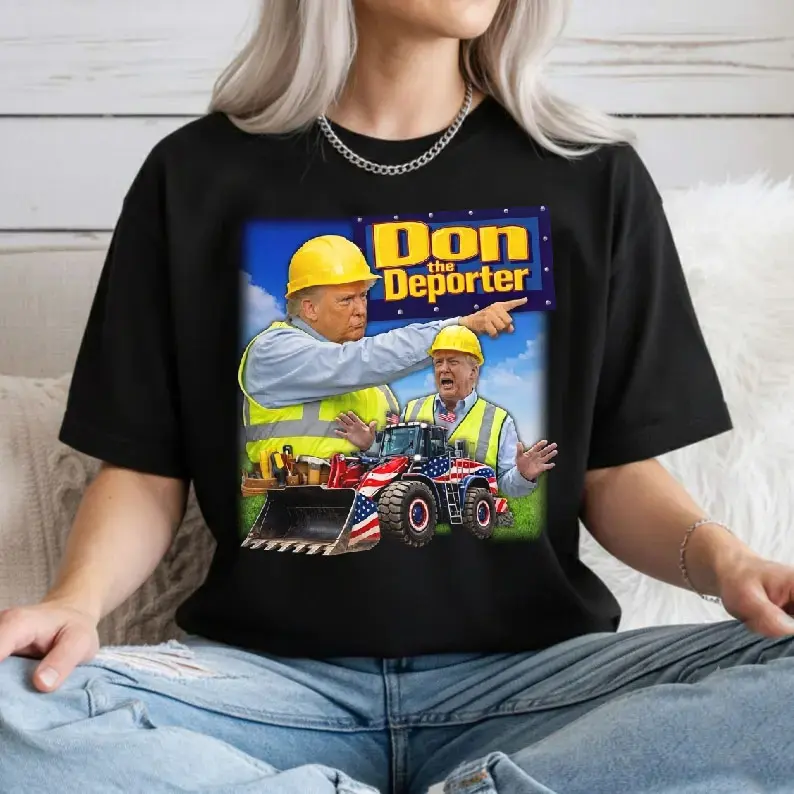 Don The Deporter Meme Shirt, Funny Political Parody Graphic Tee