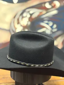 Horsehair No Tassels 3/8 - Black/White