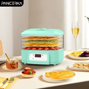 Small Food Dehydrator Machine, 5 Trays with Digital Timer and Temperature Control for Fruits, Jerky, Herbs, Pet Treats, Snacks