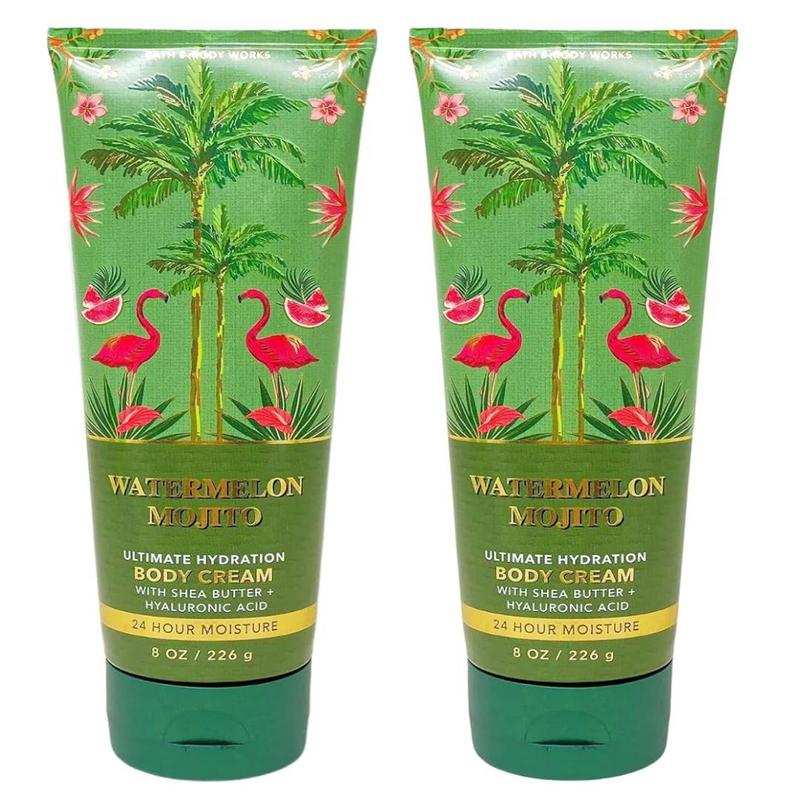 HOT - Bath & Body Works Ultimate Hydration Body Cream Pack of 2 (Watermelon Mojito),8.0 fluid_ounces