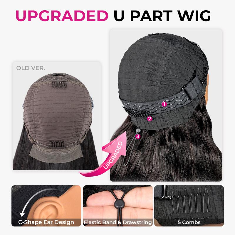 【Upgraded】ISEE HAIR Body Wave & Butterfly Cut Layer Human Hair U Part Wigs Real Scalp Beginner Friendly Natural Color For Women #Category Spotlight SpringStatements