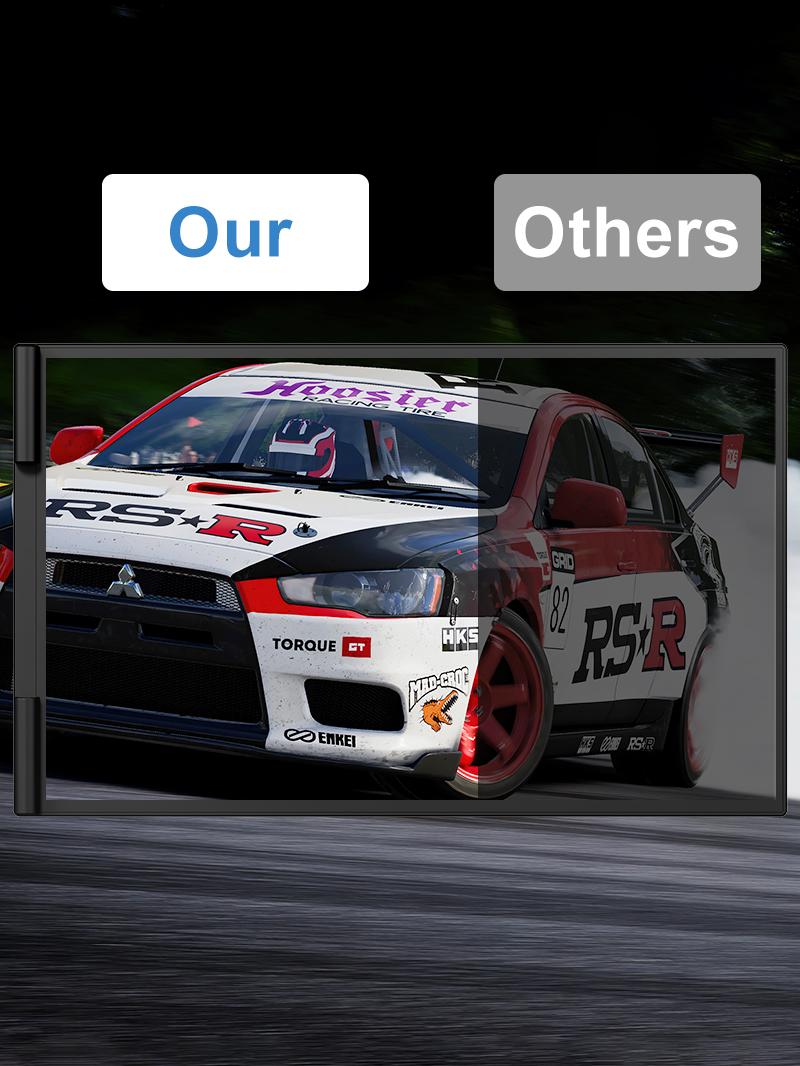 【WeeklyDeals】Cevaton Ultra-Slim Laptop Screen Extender, 14" FHD 1080P Portable Monitor for Laptop, 1.3lbs Lightweight Single Monitor Extender Plug & Play for 13"-17" Laptops（not include computer）, Compatible with Wins/Mac/Android/Chrome