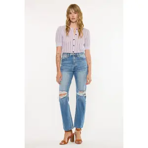 KANCAN - Dixon Women's denim Ultra High Rise 90's Boyfriend