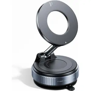 2026 Upgraded Vacuum Magnetic Car Phone Holder 360° Reinforced 96LBS Ultra Suction Cup Phone Mount for MagSafe Cell Phone Holders for Your Car/Gym/Mirror Mount for iPhone & Android