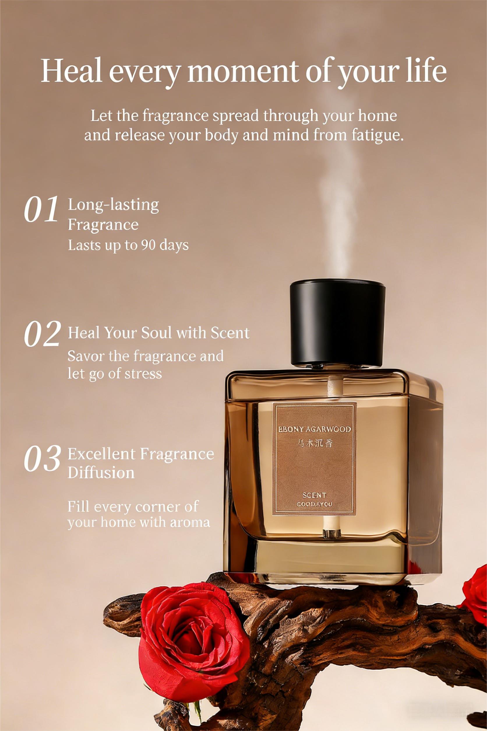 (16.91Oz) 500ml Automatic Spray Aromatherapy Value Large Capacity Aromatherapy Bedroom Room Living Room, Elegant Smoke-Free Aromatherapy for Bedrooms, Living Rooms and Bathrooms | Excellent Home Decoration Gifts, diffuser Long Lasting Diffuser