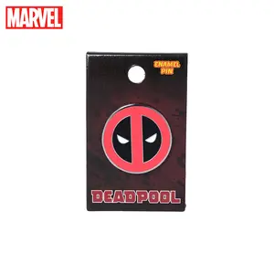 Marvel Deadpool  Pin 1PC Officially Licensed Collectible Zinc Alloy Enamel Pin Anti-Rust Metal Brooch Anime Backpack Pin Jacket Lapel Gift
