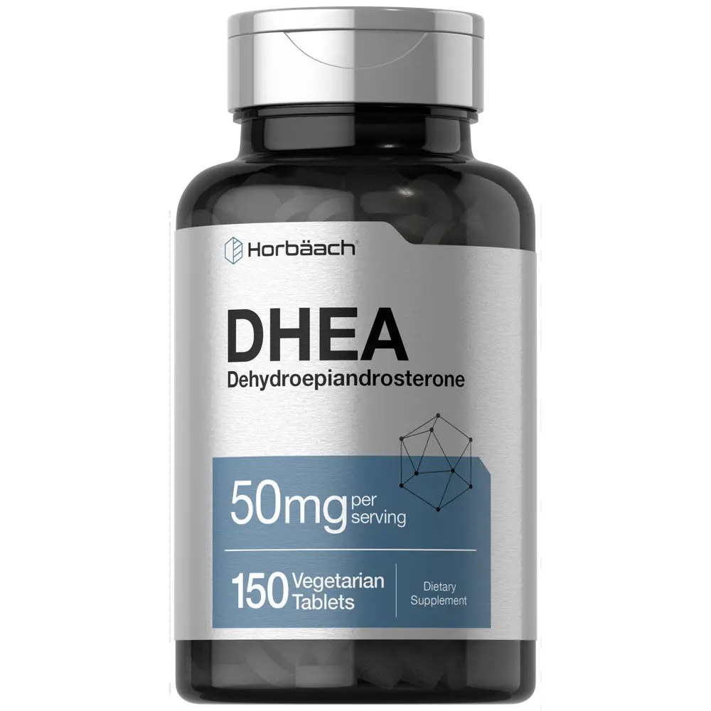 Horbäach DHEA 50mg 150 Tablets | Non-GMO, Gluten Free Supplement Horbäach DHEA 50mg 150 Tablets | Non-GMO, Gluten Free Supplement