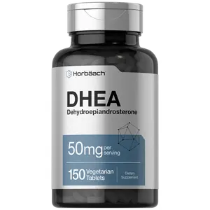 Horbäach DHEA 50mg 150 Tablets | Non-GMO, Gluten Free Supplement