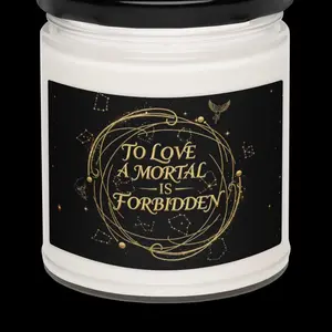 To Love A Mortal-Cinnamon Vanilla Scented Candle