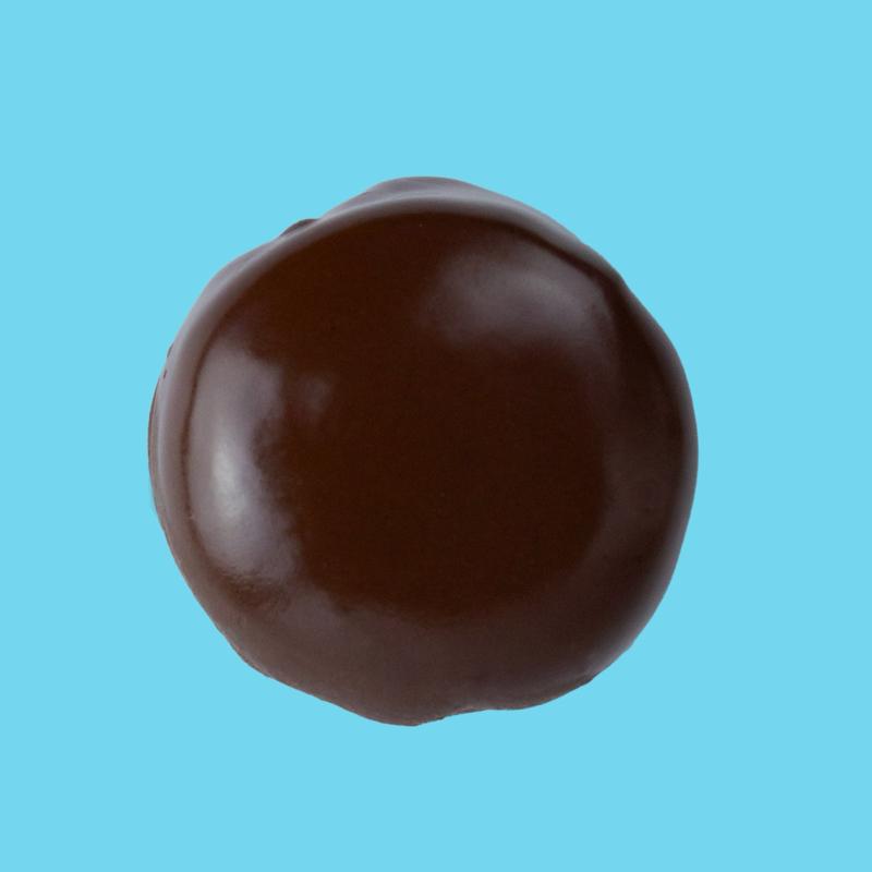 Tazzy Dark Chocolate Coated Shortbread Bites - 100% Real Butter, 6 Bags, Individual Serving Size, Crunchy Mini Cookies