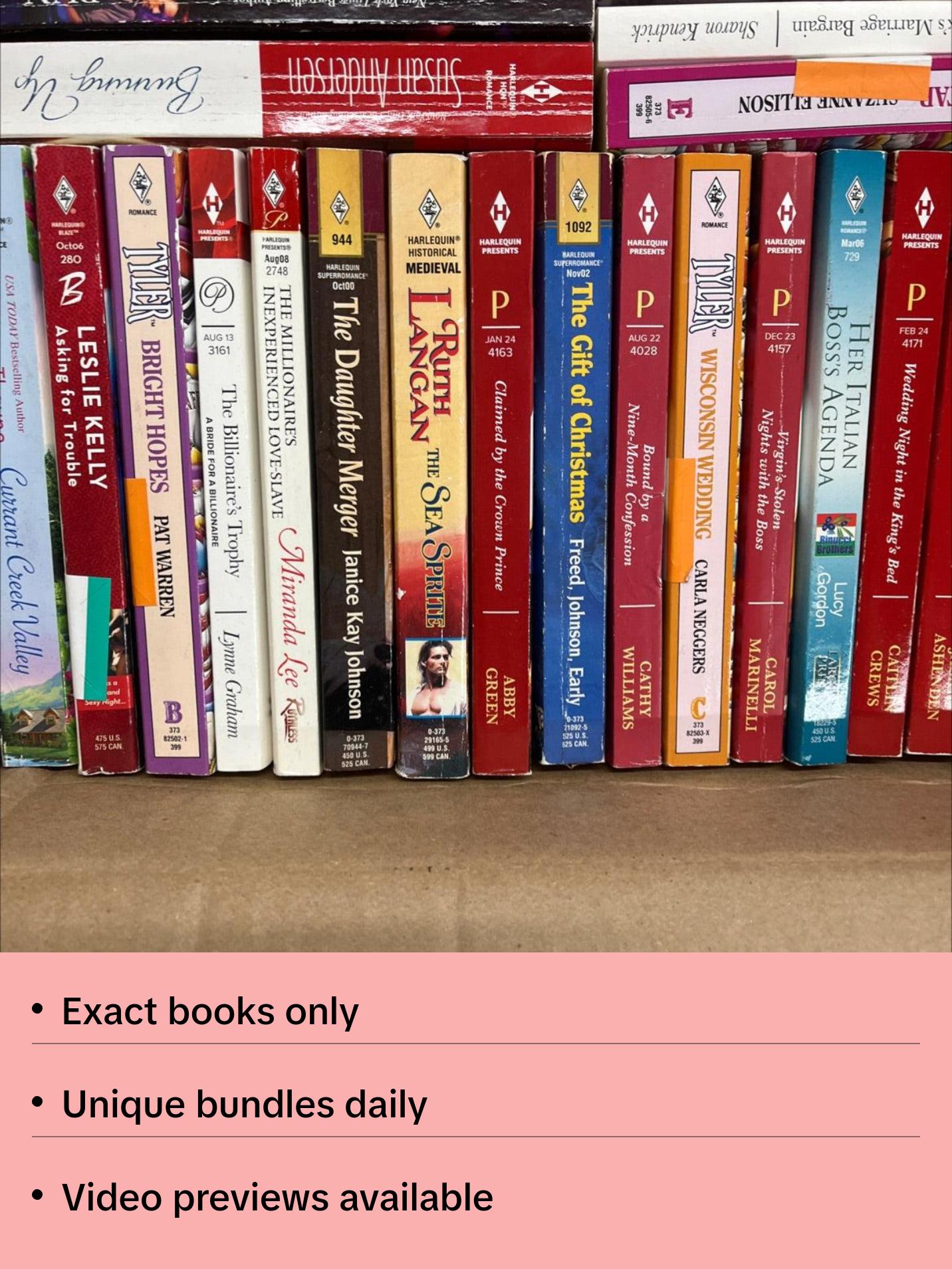 Harlequin romance mix  40 books