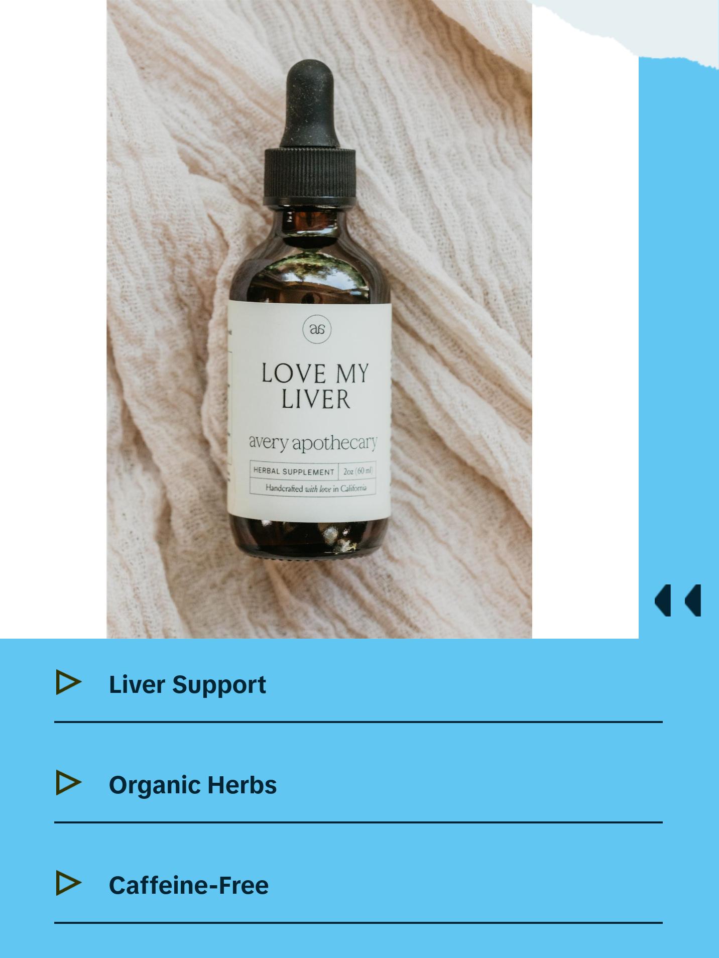 Love My Liver Organic Herbal Drops
