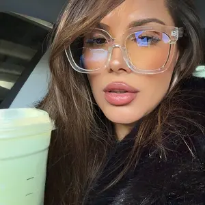 MISS PRETTY Women Eyeglasses CAT EYE CLEAR Shadz Glasses Oversized Trendy Frames