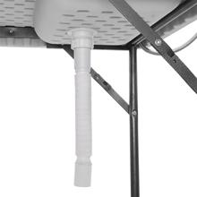 VINGLI Outdoor Folding Fish and Game Cleaning Table w/Sink| Portable & Durable, Standard Garden Connection, Upgraded Drainage Hose, Stainless Steel VINGLI Outdoor Folding Fish and Game Cleaning Table w/Sink| Portable & Durable, Standard Garden Connection, Upgraded Drainage Hose, Stainless Steel