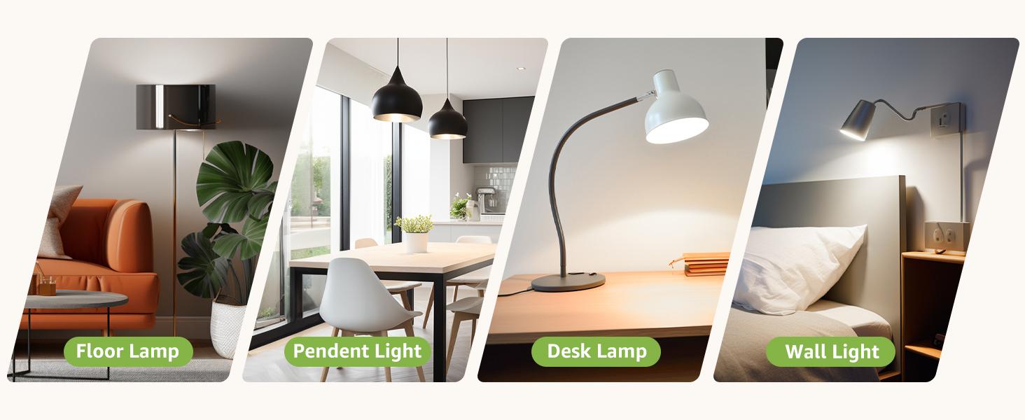 Lepro 100W Equivalent LED Light Bulbs, 14W 1500 Lumens 2700K Warm White and 5000K Daylight White Non-Dimmable, A19 E26 Standard Base, 10000 Hour Lifetime, Pack of 3