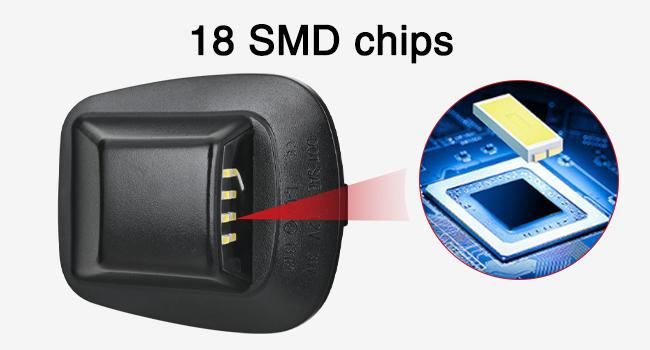 Nilight License Plate Lights Compatible with 1997 1998 1999 2010 2011 Dodge Dakota 2006-2009 Mitsubishi Raider with Black Housing 6000K White 2PCS Pack