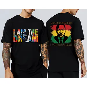 ✊   100% Cotton Double-Sided MLK "DREAM LIKE KING" Shirt, Black History Tour BHM2026 Design, Great Holiday Gift! # TrendyTees # TikTokMadeMeBuyIt. # ViralTees # TikTokShop.