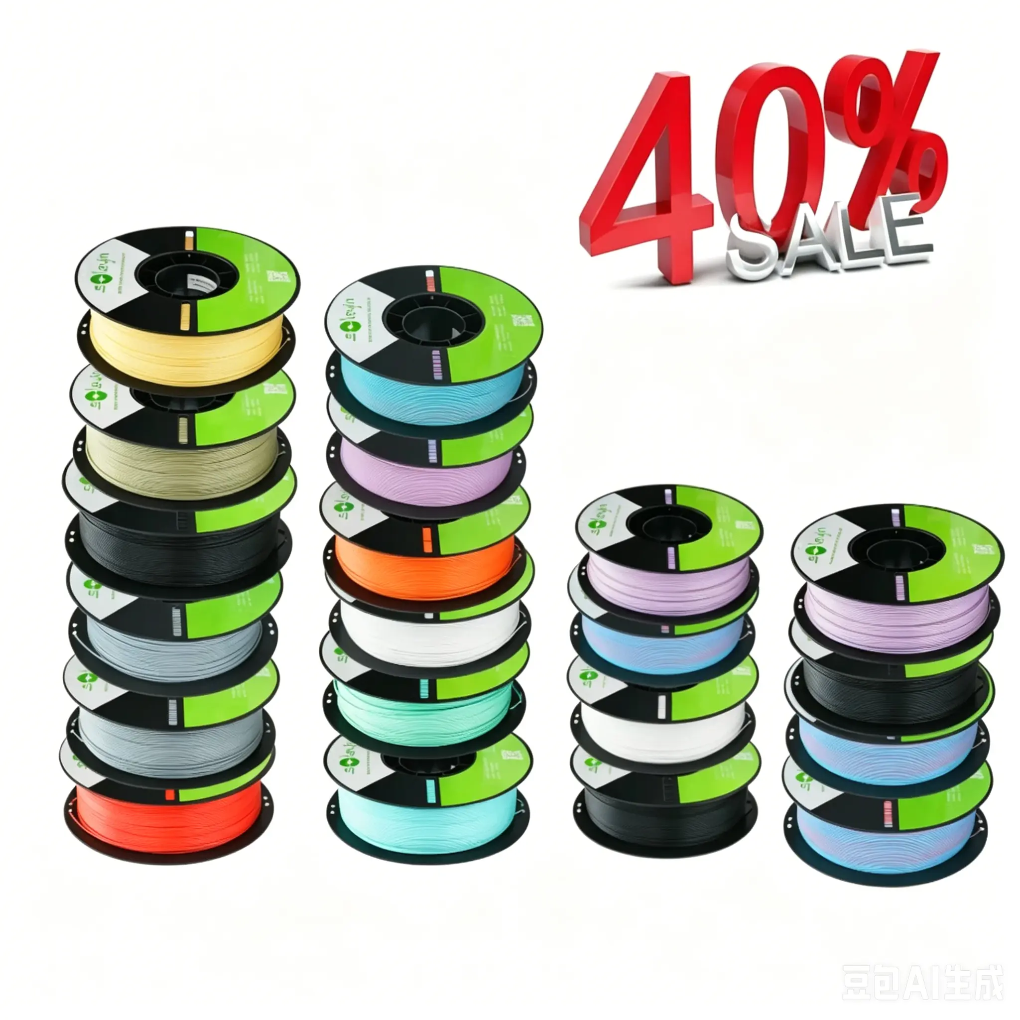 Creality Soleyin Ultra PLA Plastic 3D Printing Filament, 1.75mm, 1 kg, High-Speed 300mm/s Compatibility, 3D Printing Supplies for Smooth Print Results, All Levels