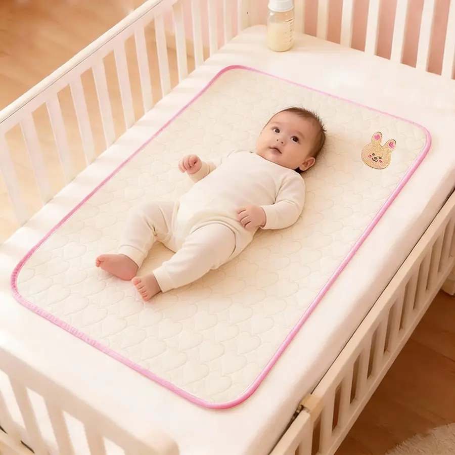 Baby Diaper Pad Soft Breathable Washable, Baby Urine Matress Newborn Bed Sheet Style, 1pc Infant Potty Training Aid, Urine Protection