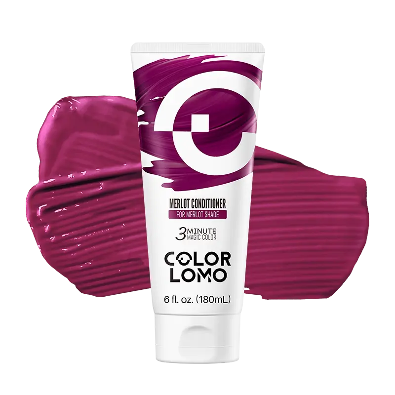 Colorlomo Color Depositing Conditioner 180ml (Multiple Color), 3 Minute Magic Color Haircare Mask 6 fl oz,back to school