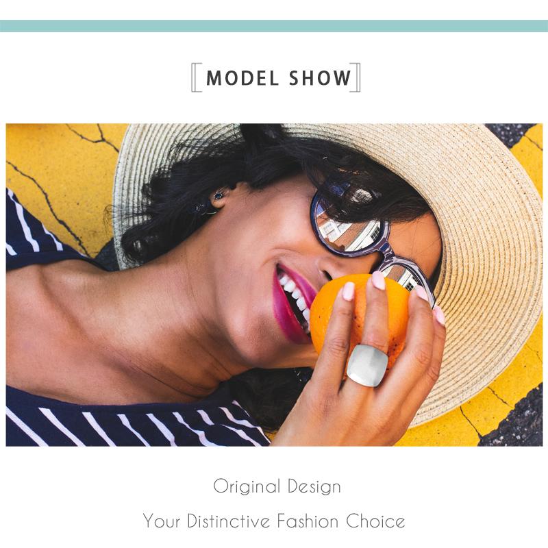 Aprilery Chunky Square Signet Ring – Bold & Versatile Cocktail Ring for Women & Men, Smooth Matte Finish, Solid Construction, Anti-Tarnish, Hypoallergenic, Elegant & Stylish, True to Size, Ideal for Large & Medium Hands - Greenish Aprilery Chunky Square Signet Ring – Bold & Versatile Cocktail Ring for Women & Men, Smooth Matte Finish, Solid Construction, Anti-Tarnish, Hypoallergenic, Elegant & Stylish, True to Size, Ideal for Large & Medium Hands - Greenish