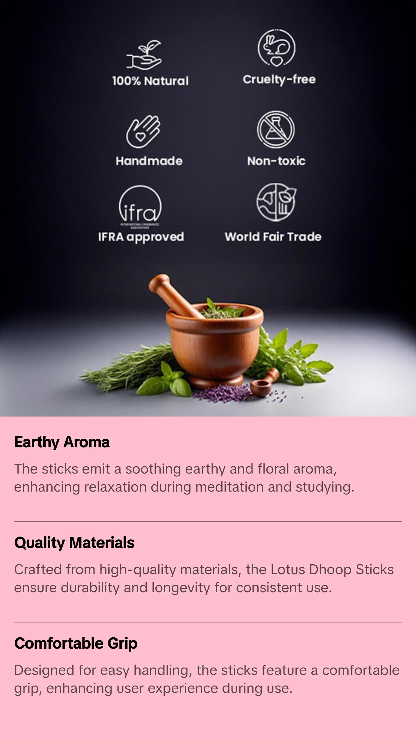 Lotus Dhoop Sticks