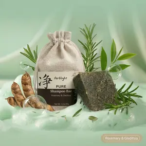 Anti Hair Loss Shampoo Bar – DHT Blocker with Rosemary, Ginseng & Tea Tree, Strengthens Roots, Reduces Hair Fall, for Thinning Hair, Sulfate-Free, Herbal Hair Growth Soap 90g Haircare Cleansing Conditioner Biotin Hair Conditioner Bar