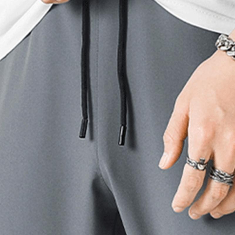 Minimalist Reflective Panel Joggers Versatile Casual & Gym Set