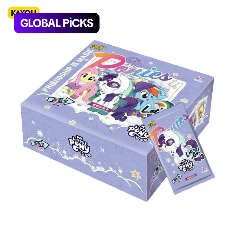 KAYOU Original Anime My Little Pony Friendship Eternal Hui Moon Bag Trading Card Pack, Card Collectibles, Collectible Game Trading Cards Peripheral Collection Card Set, Kids Toys Gift, Trading Card Series #GLOBAL PICKS