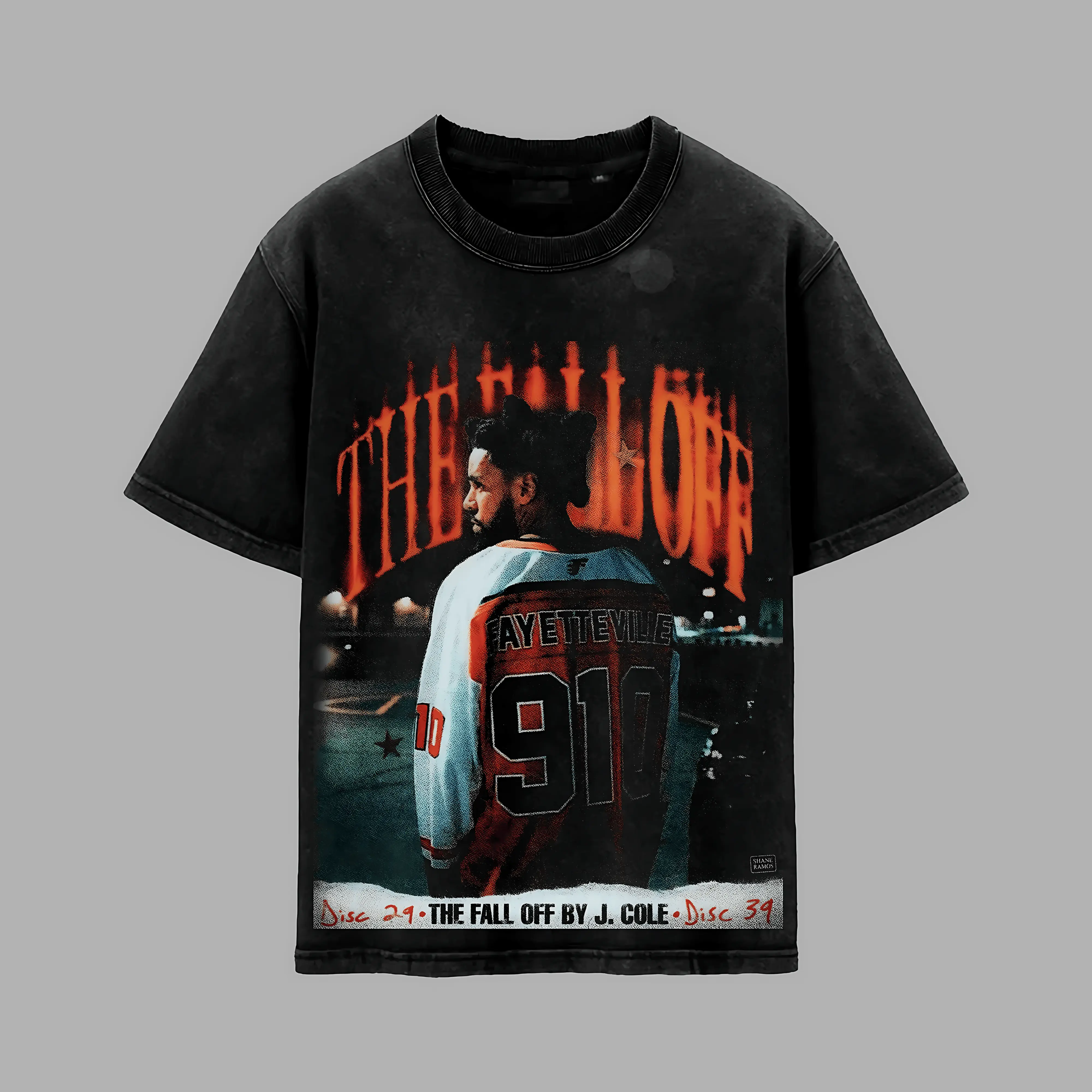 The Fall-Off Album Graphic, Soft Washed Cotton T-Shirt, Hip-Hop Shirt, Dreamville Cole World Music Fan Merch Shirt
