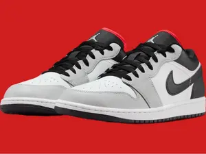 Nike Air Jordan 1 Low Smoke Grey Infrared 553558-045 Men’s Shoes NEW