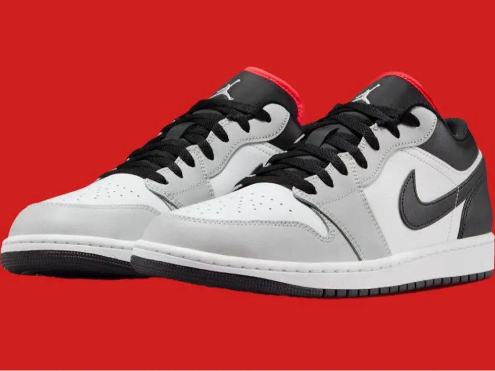 Nike Air Jordan 1 Low Smoke Grey Infrared 553558-045 Men’s Shoes NEW