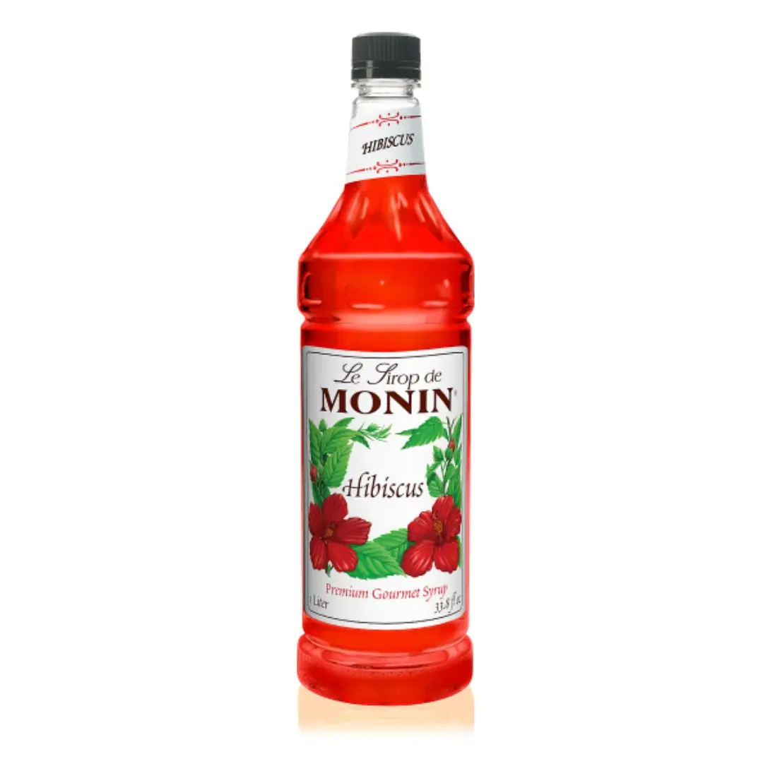Monin Hibiscus Syrup - Bottle (1L)