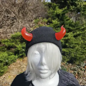 'S' Shaped Horns with beanie