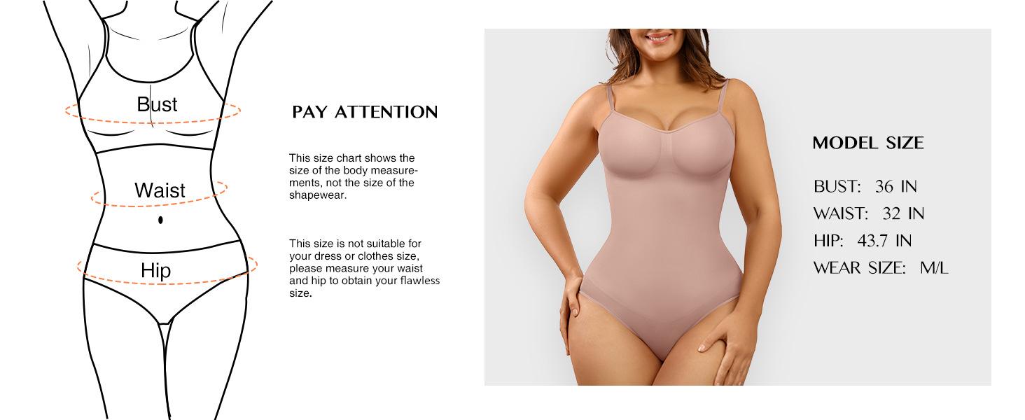 Women's Seamless Shaping Long Sleeve Thong Comfortable Bodysuit for Tops and Underwear Lady Comfort Basic Springtok