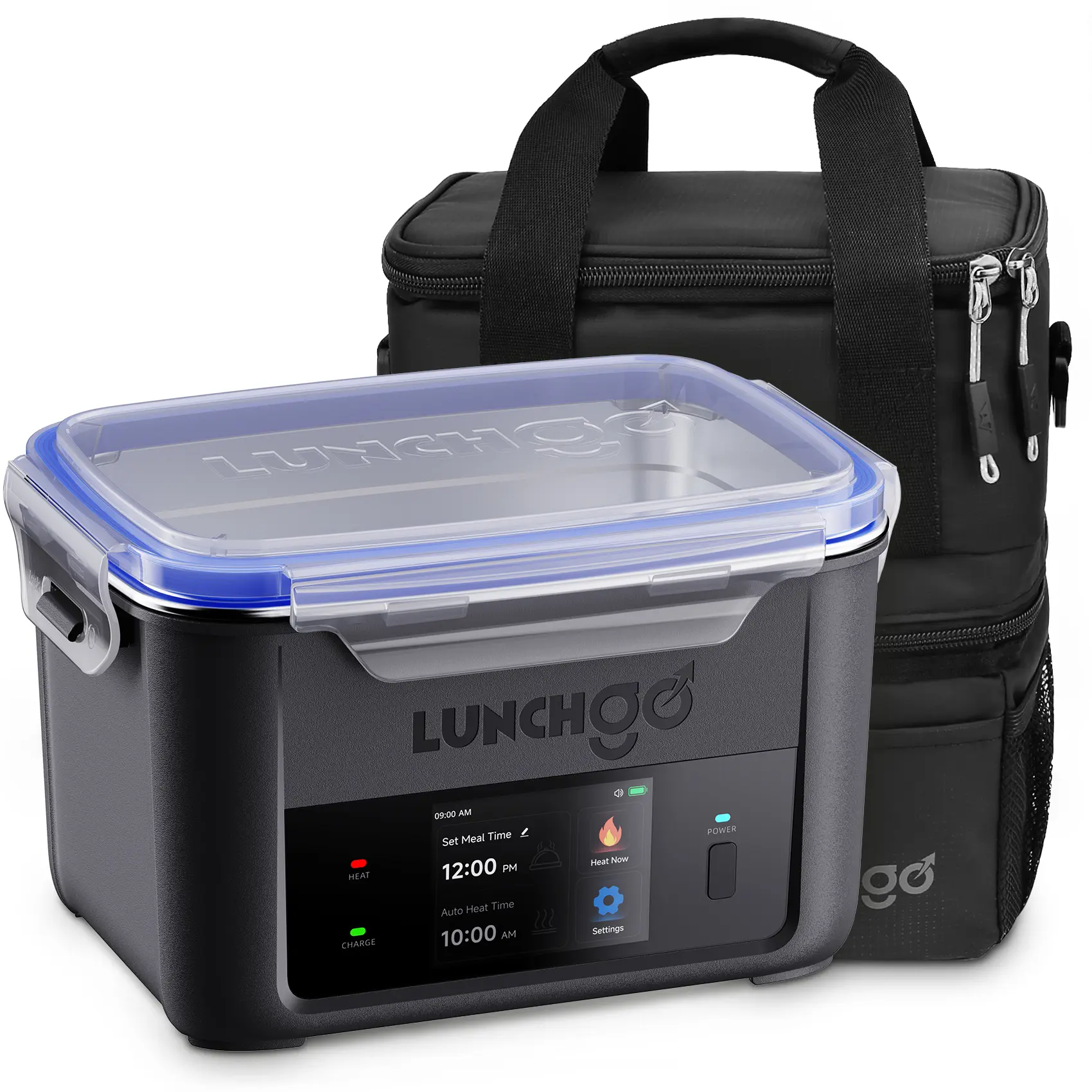 LUNCHGO G1 Smart Electric Heated Lunch Box – Cordless Battery Powered Lunch Warmer, 5-Cup Capacity, 250°F Max, Auto Scheduled Heating for Work, Travel & Outdoor Meals,home essentials