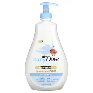 Dove Baby, Sensitive Skin Care, Hypoallergenic Wash, Rich Moisture, 20 fl oz (591 ml)