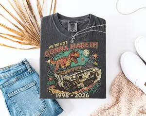 Dinosaur Animal Kingdom Inspired T-Shirt, Were Not Gonna Make It Theme Park Tee, Not Our Dino Iguanodon Shirt, Matching Family