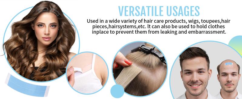 【Valentinesdaygift】36 Counts  Wig Tape for Lace Wigs Double Sided Waterproof Wigs Adhesive, Tape Strips for Lace Front Wig Toupee Sweatproof Invisibletape