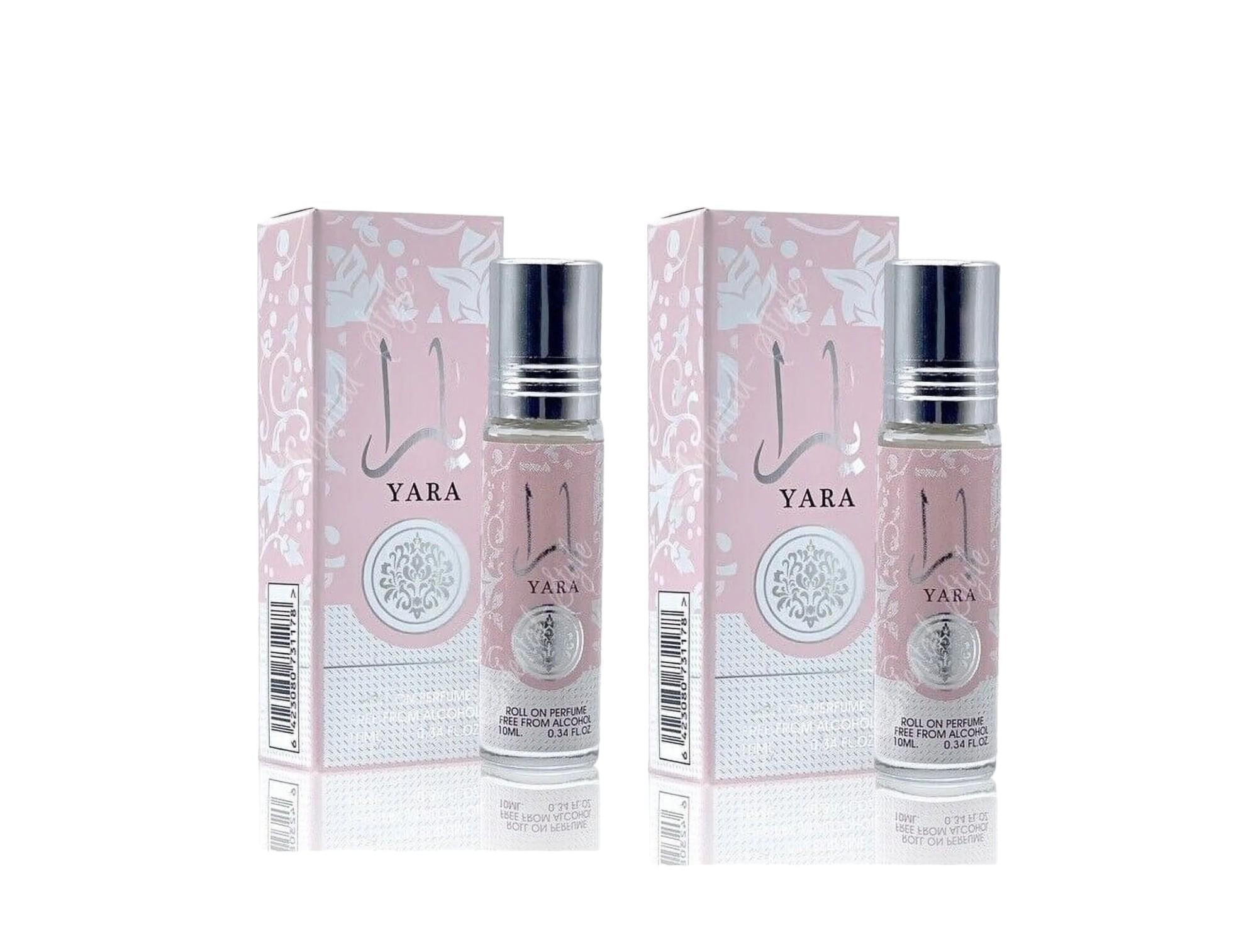 Ard Al Zaafaran | Yara - Roll on Oil - 2 Pc Set - Womens Fragrance