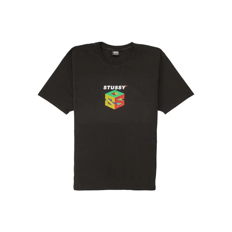 Stussy Unisex S64 Pigment Dyed Tee Black, from StockX