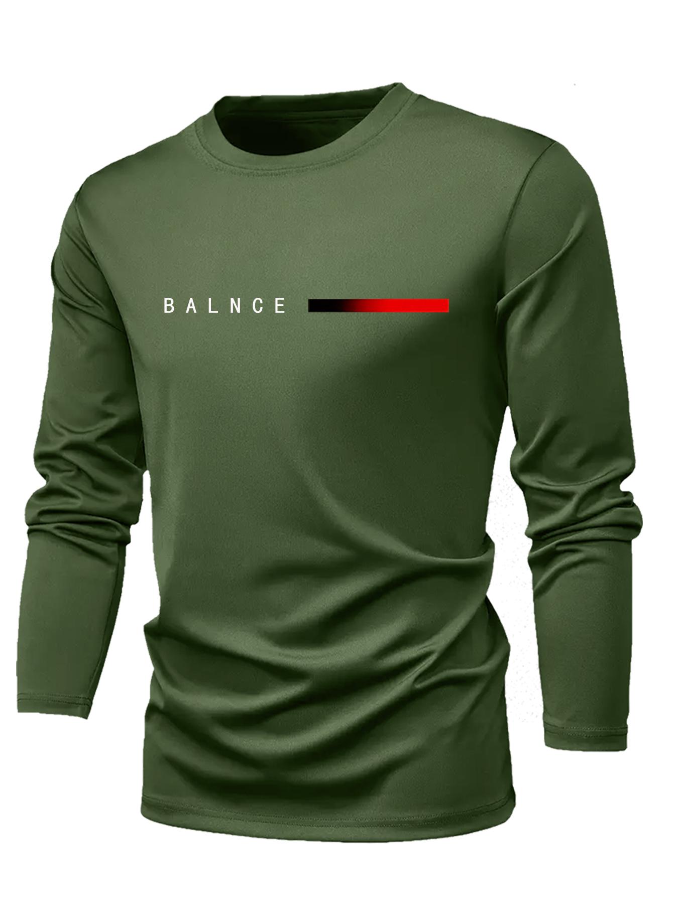 5-Pack Men’s Long Sleeve Tees - Soft Fabric, Multi-Colors for Daily Wear & Gym Workouts | High Value!