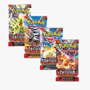 Pokémon Trading Card Game Obsidian Flames Scarlet & Violet Pack - 10 Additional Game Cards for Collectors live rips