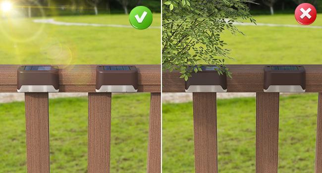 Garden Decor,Deck Lights,Outdoor Lights,Garden Clearance Deals,Solar Deck Lights Outdoor Waterproof for Outdoor Stairs,Step,Fence,Railing,Yard and Patio (Warm White)