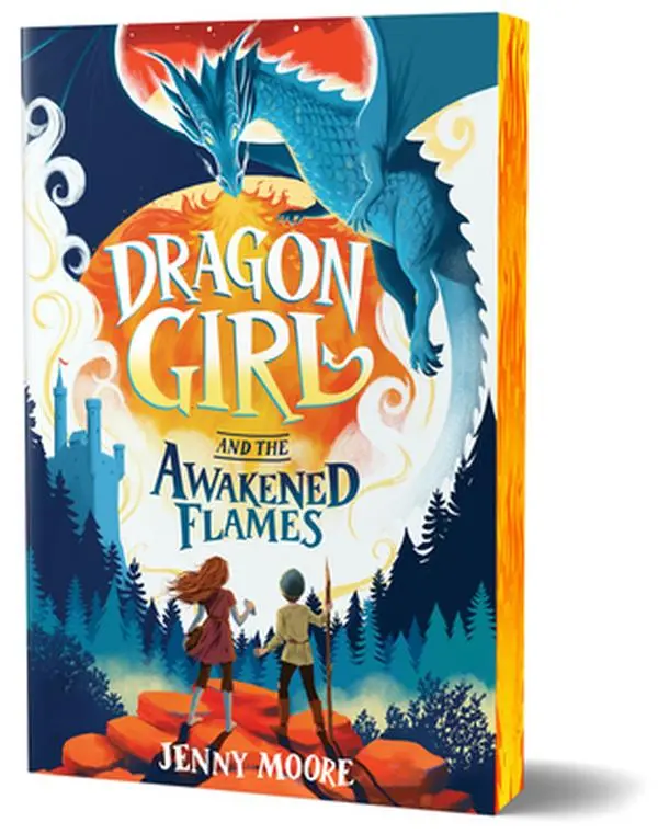 Dragon Girl and the Awakened Flames (Deluxe Edition) -- Jenny Moore, Paperback