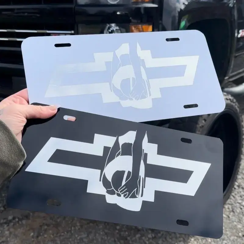 Chevy Girl License Plate for Trucks and Cars - Perfect for Your Vehicle