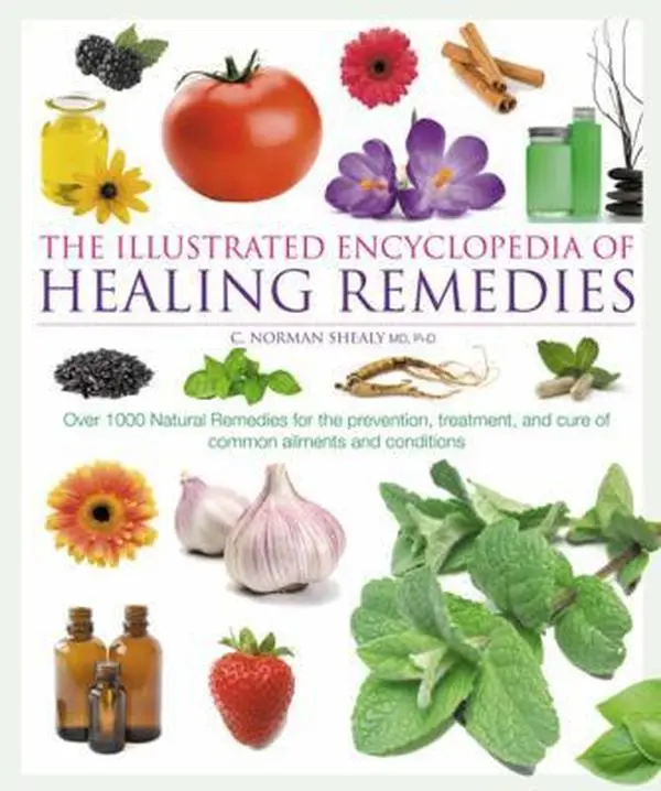 USED Book - Illustrated Encyclopedia of Healing Remedies by c-norman-shealy (Paperback) - english