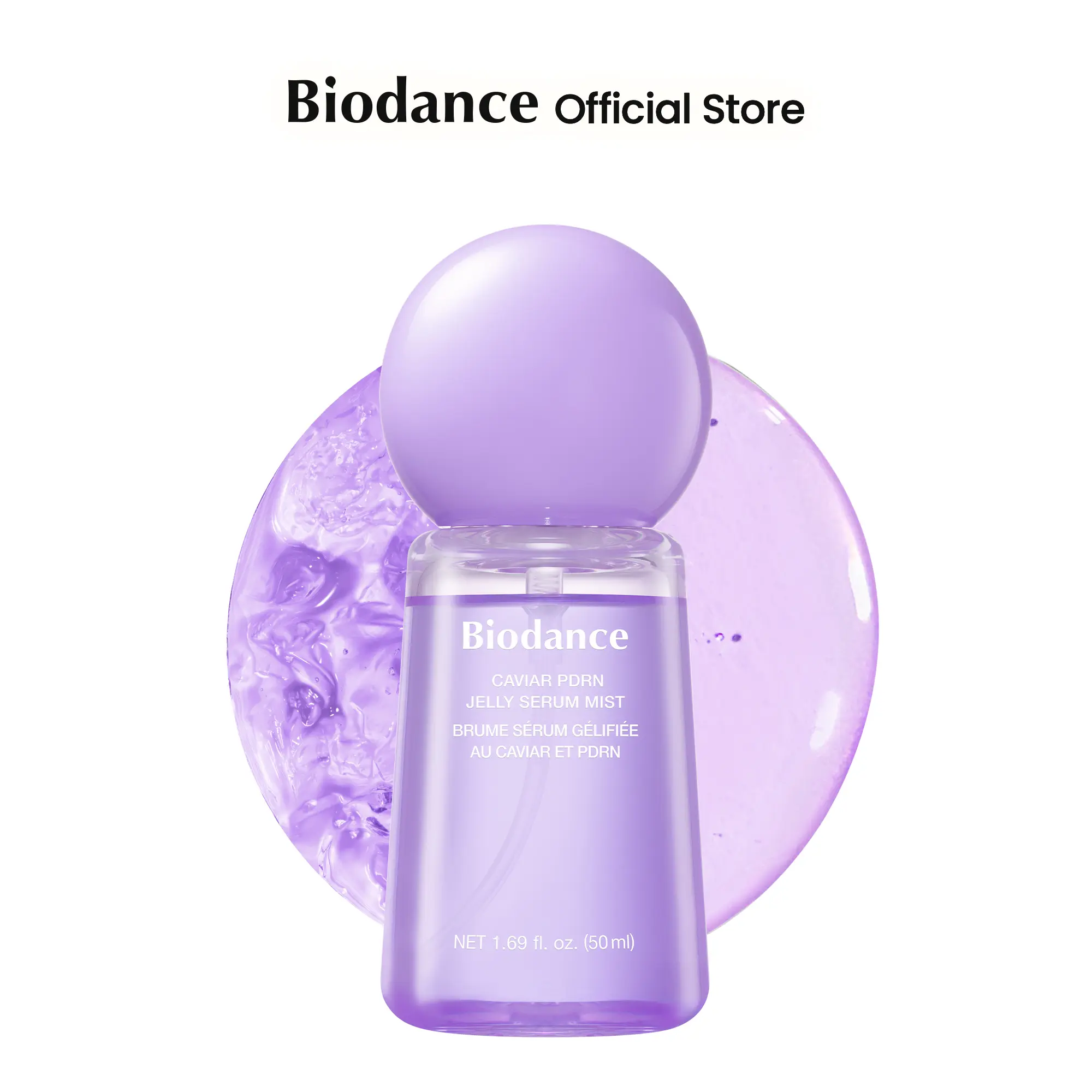 [Biodance Official] Caviar PDRN Jelly Serum Mist | Hydrating Face Mist, Revitalizing & Radiance Face Spray, Sprayable Hydrogel, Travel Essentials & Self Care Gifts for Women, Korean Skin Care