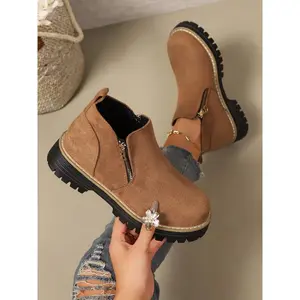 Women's Height Increasing Thick Sole Rubber Boots, Comfortable Casual Footwear for Daily Wear, Stylish Ladies Shoes for All Seasons（gift）Gift